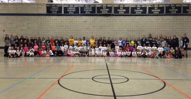 Moravian Hosts 100 Children in Girls' Sports Clinic