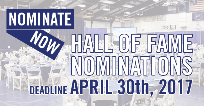 Nominations for 2017 Moravian Hall of Fame Class Due April 30
