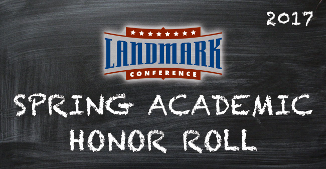 58 Greyhounds Named to 2017 Landmark Conference Spring Academic Honor Roll