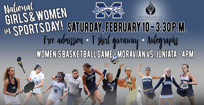 Moravian to host National Girls and WOmen in Sport Day on February 10.