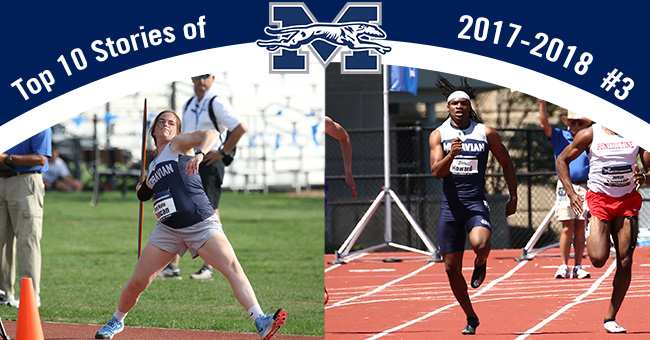 No. 3 on the Top 10 Stories of 2017-18 is Mary Kate Duncan '18 and Zion Howard '21 earning All-America honors.
