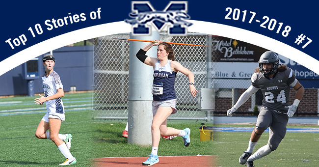 No. 7 on the Top 10 Stories of 2017-18 is Lauren Bertucci '18, Mary Kate Duncan '18 and Nick Zambelli '19 being named Academic All-Americans.