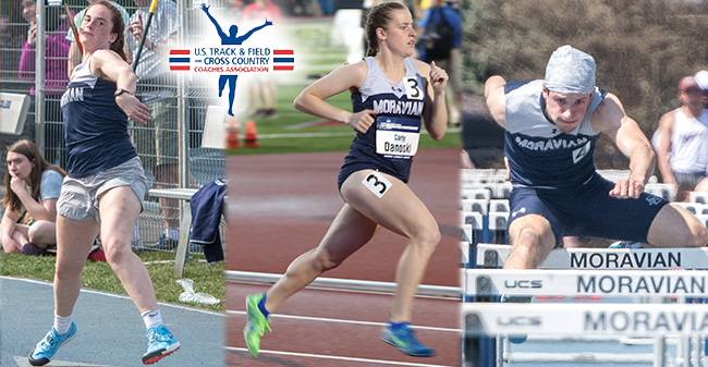 Mary Kate Duncan '18, Carly Danoski '20 and John Spirk '19 earn All-Academic honors from the United States Track & Field and Cross Country Coaches Association.