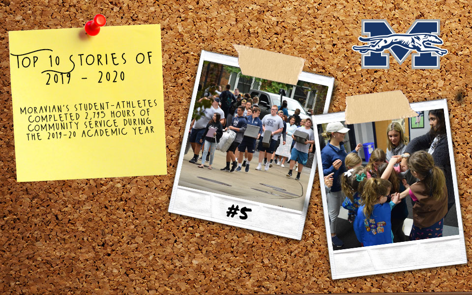 Top 10 Stories Of 2019-20 - #5 Moravian Athletics Complete More Than 2,700 Hours Of Community Service