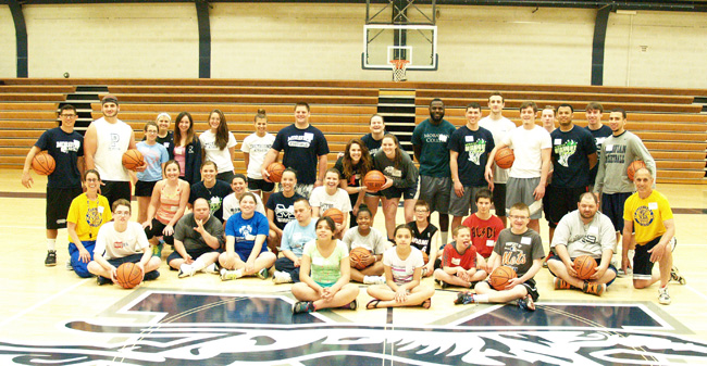 VIA Basketball Clinic in Johnston Hall