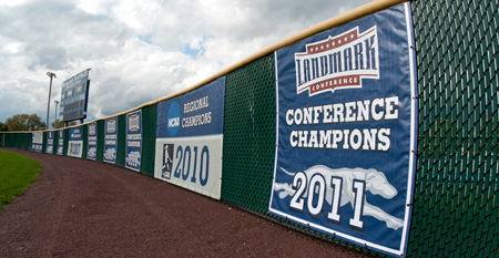 Blue & Grey Softball Field - right field fence