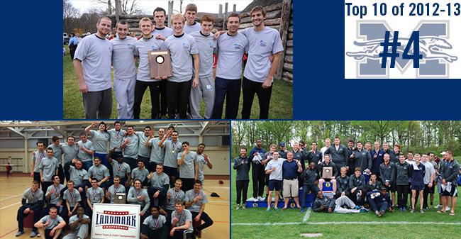 Men's cross country and track & field champions as story #4 in 2012-13