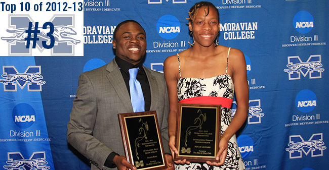 Travis King and Micah Leonard as Senior Athlete Award winners for story #3 of 2012-13