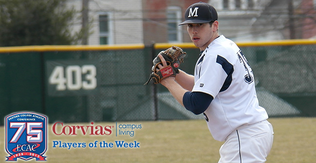 Wagner Tabbed Corvias ECAC DIII South Co-Pitcher of the Week