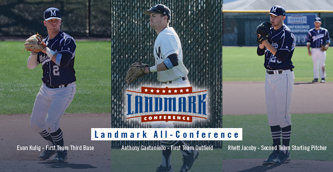 Gaetaniello, Kulig & Jacoby Named to Landmark Baseball All-Conference Teams