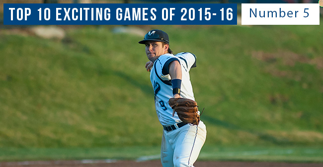 Top 10 Exciting Games of 2015-16 - #5 Baseball Tops Nationally Ranked Kean on the Road