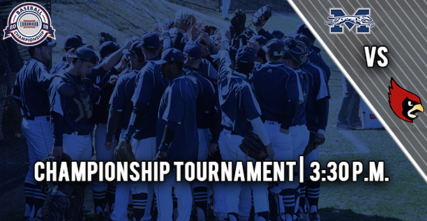 The baseball team begins the 2018 Landmark Conference Tournament on May 11 at 3:30 p.m. against The Catholic University of America.