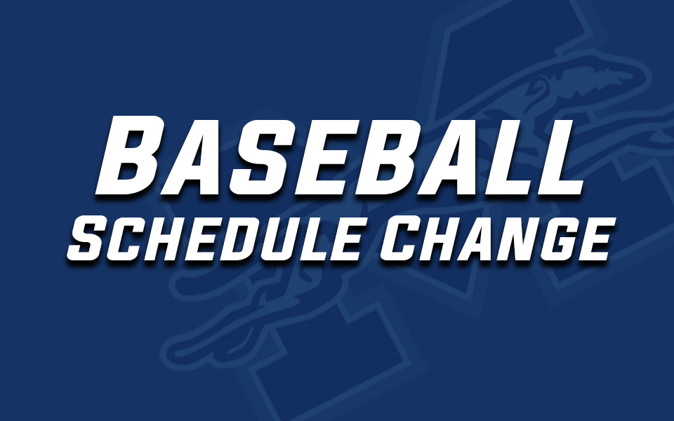 Baseball schedule change