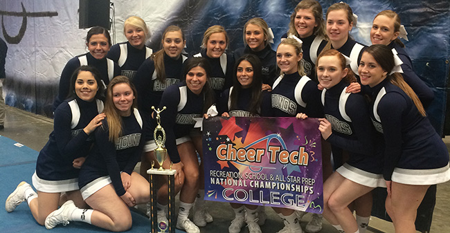 Hounds Win Cheer Tech Nationals College Title