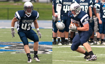 Evan Bauer & Mike Zanoni Named to Centennial Conference Weekly Football Honor Roll
