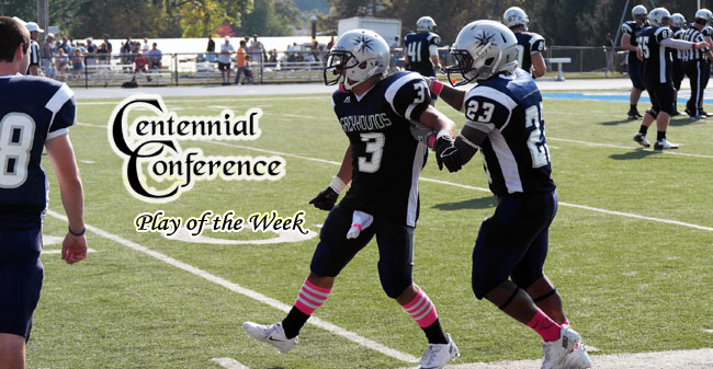 Negron's TD Voted Centennial Conference Play of the Week