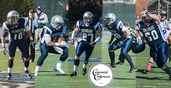 Five Greyhounds Earn All-Centennial Conference Honors