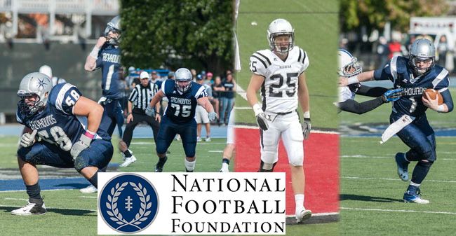 Four Football Players Named to NFF Hampshire Honor Society