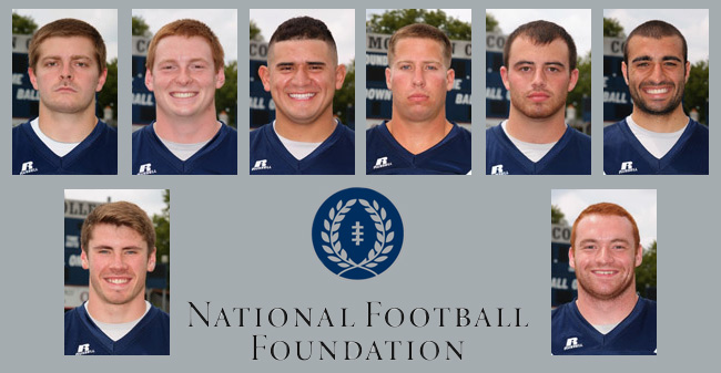 Eight Football Players Named to the NFF Hampshire Honor Society