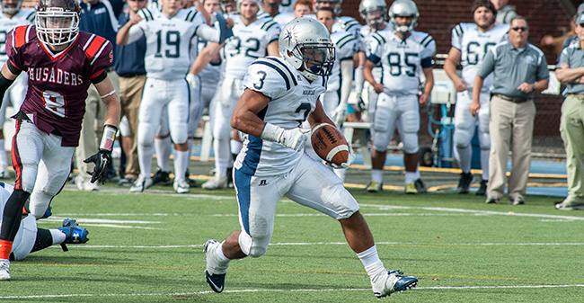 Negron Runs for 202 Yards but Hounds Fall to Susquehanna