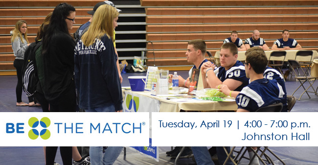 Football to Host 7th Annual Be The Match Bone Marrow Donor Registration Drive on April 19