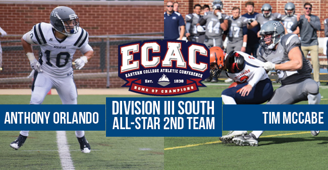 McCabe & Orlando Named to ECAC Division III South All-Star 2nd Team