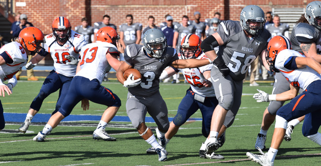 Quick Start off of Blocked Punts Leads Hounds Past Gettysburg, 35-32