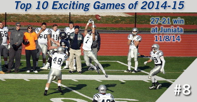 Top 10 Exciting Games of 2014-15 - #8 Football's 4th Quarter Win at Juniata