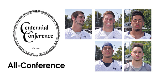 Five Hounds Named to 2016 Centennial All-Conference Teams