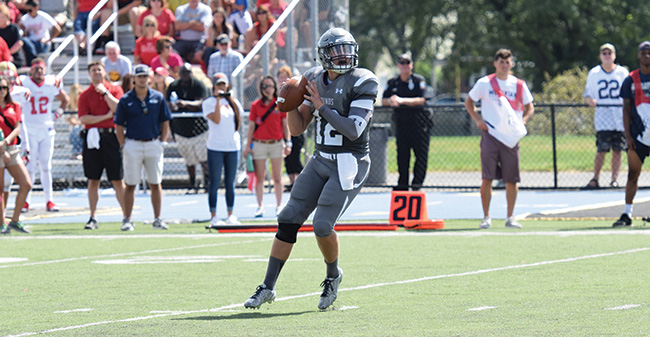 Hayes' Career Afternoon Leads Greyhounds to 50-35 Win over King's to Start 2016