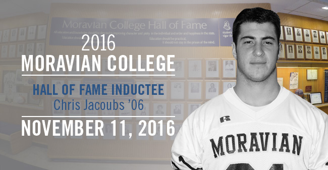 Chris Jacoubs '06 - New Moravian Hall of Fame Inductee