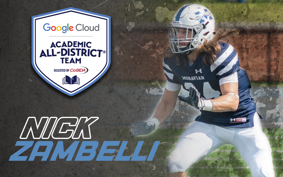 Nick Zambelli named to Google Cloud Academic All-District Team.