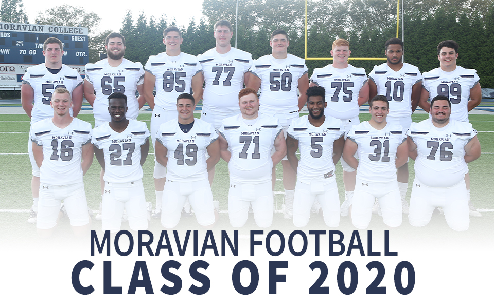 Moravian honors 2020 football seniors.