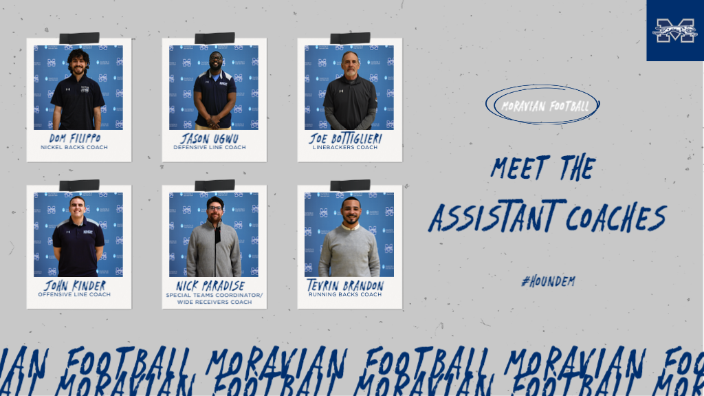 Headshots of six new assistant football coaches