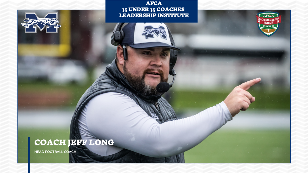 Jeff Long coaching at Rocco Calvo Field.