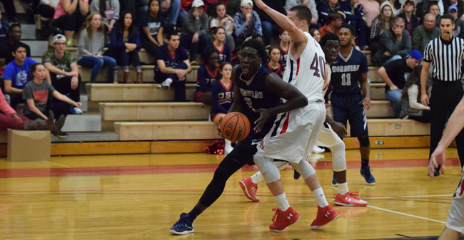 Greyhounds Fall to DeSales as Holder Nets Career-High 23 Points
