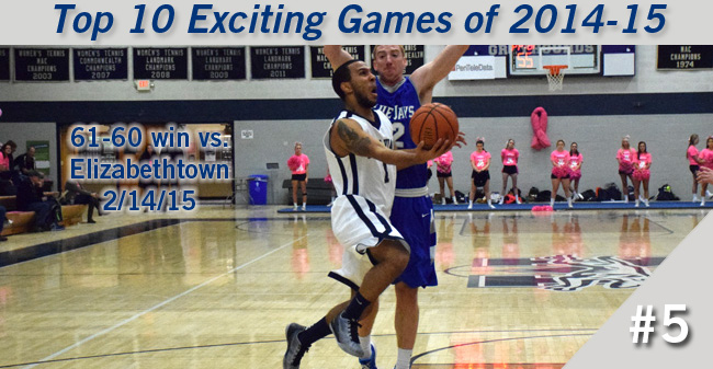 Top 10 Exciting Games of 2014-15 - #5 Men's Basketball Last-Second Win Over Elizabethtown