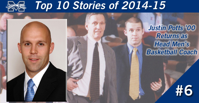 Top 10 Stories of 2014-15 - #6 Potts '00 Returns to Moravian as Head Men's Basketball Coach