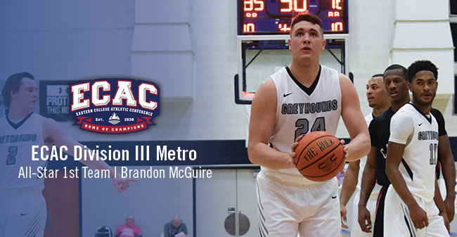 McGuire Named to ECAC DIII Metro All-Star First Team