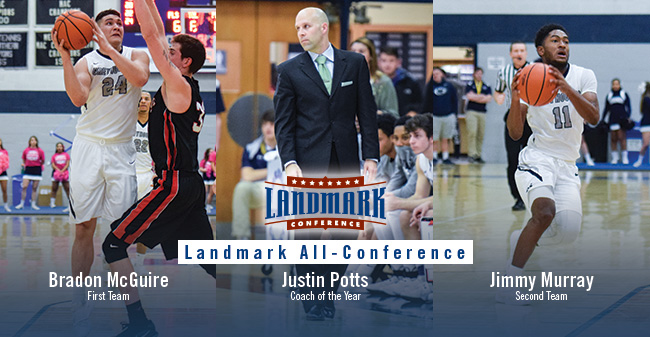 Potts Named Landmark Conference Coach of the Year; McGuire & Murray Earn All-Conference Honors