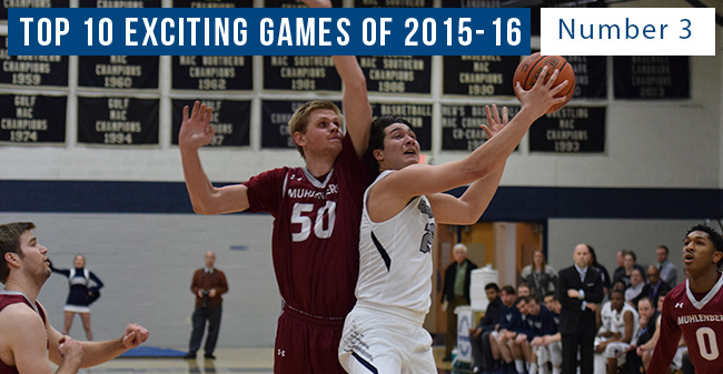 Top 10 Exciting Games of 2015-16 - #3 MBB Scores 107 in Win over Rival Muhlenberg