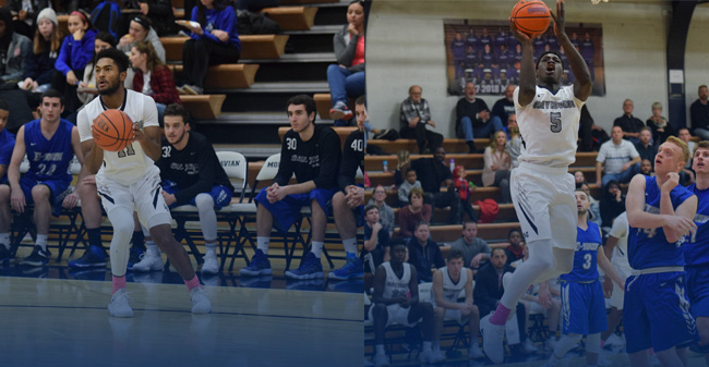 Jimmy Murray '19 and Oneil Holder '19 both reached the 1,000-point milestone versus Elizabethtown College.