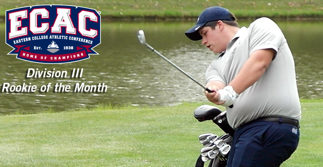 Kunkle Named Corvias ECAC Division III Men's Golf Rookie of the Month