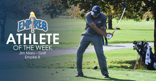 Maru Selected as Empire 8 Conference Men's Golf Athlete of the Week