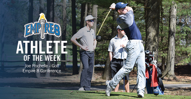 Rochelle Selected as Empire 8 Conference Men's Golfer of the Week