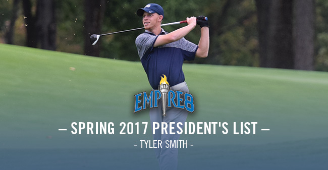 Smith Selected to Empire 8 Spring President's List; Greyhounds Earn Team Academic Honor