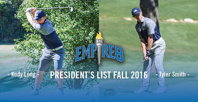 Long & Smith Named to Empire 8 Fall President's List; Hounds Earn All-Academic Team Honor