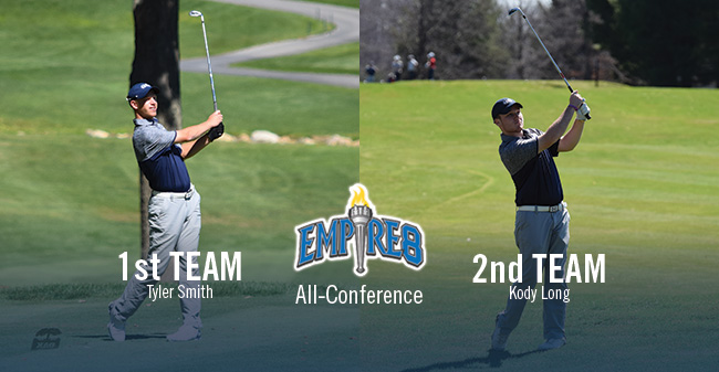 Smith & Long Earn Empire 8 All-Conference Honors as Hounds Place 3rd in Championships