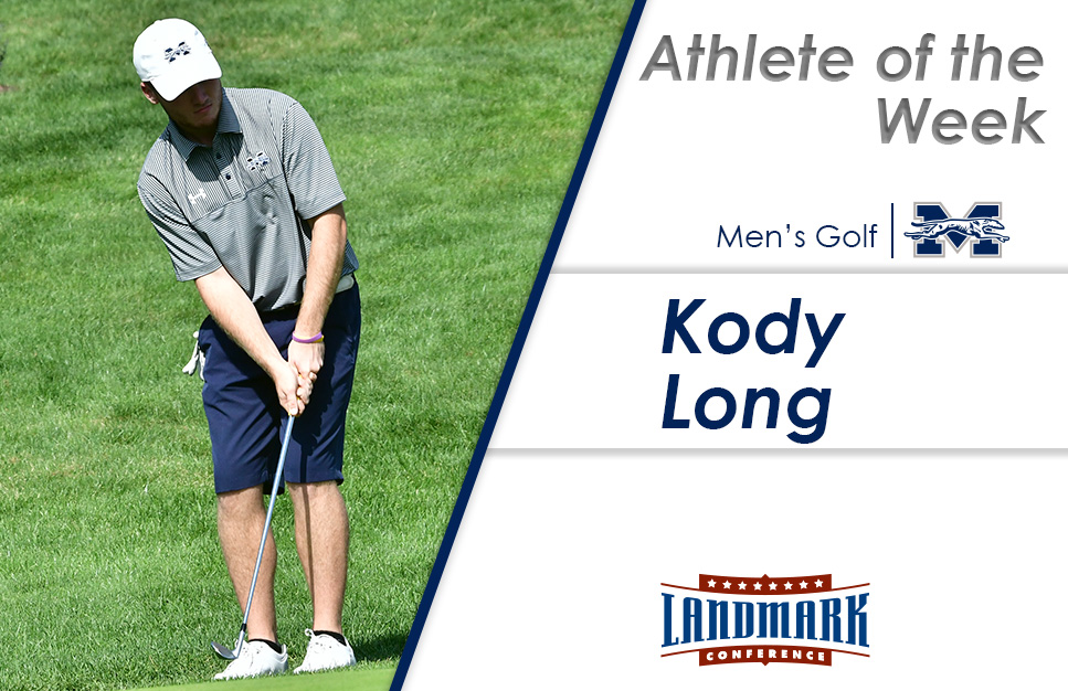 Kody Long '19 named Landmark Conference Men's Golf Athlete of the Week.