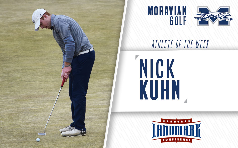 Nick Kuhn named Landmark Conference Men's Golf Athlete of the Week